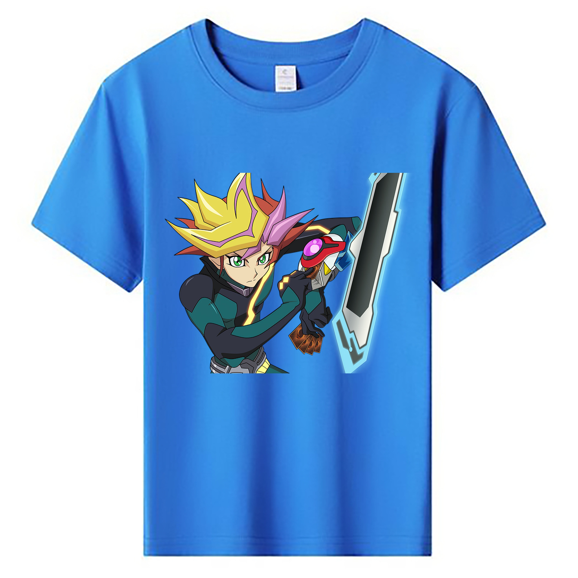（画像用） 遊☆戯☆王 Yu-Gi-Oh! 綿100％キッズTシャツ（フロントプリント）